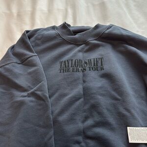 eras tour blue crewneck